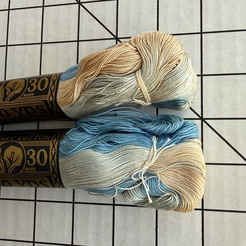 Vintage Daisy Mercerized Crochet Cotton Thread Lot – No. 30, 400 Yds – Pastel - Picture 10 of 16
